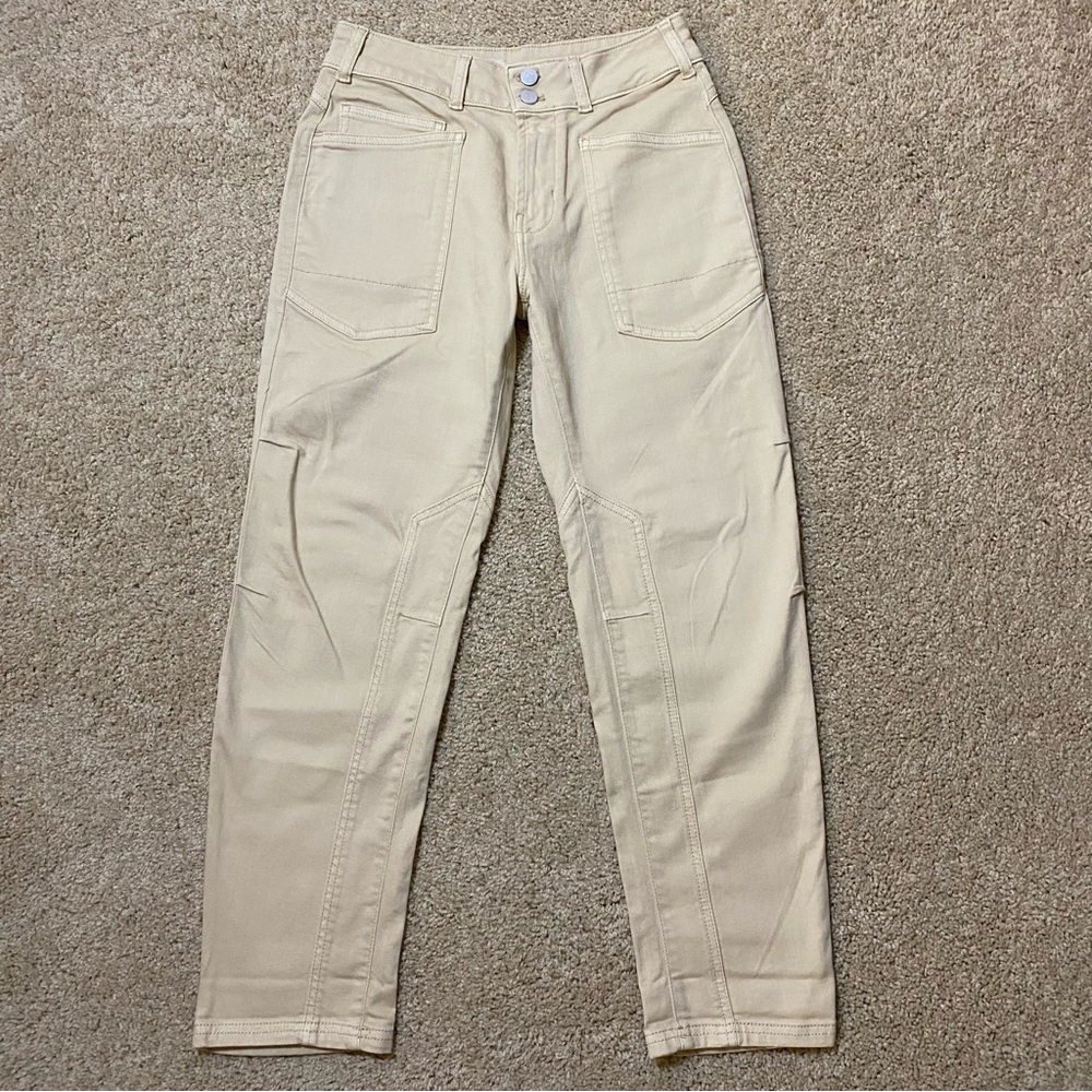 Pilcro (Anthropologie) The Wanderer Pants Low Rise Tan Size 26P Petite
